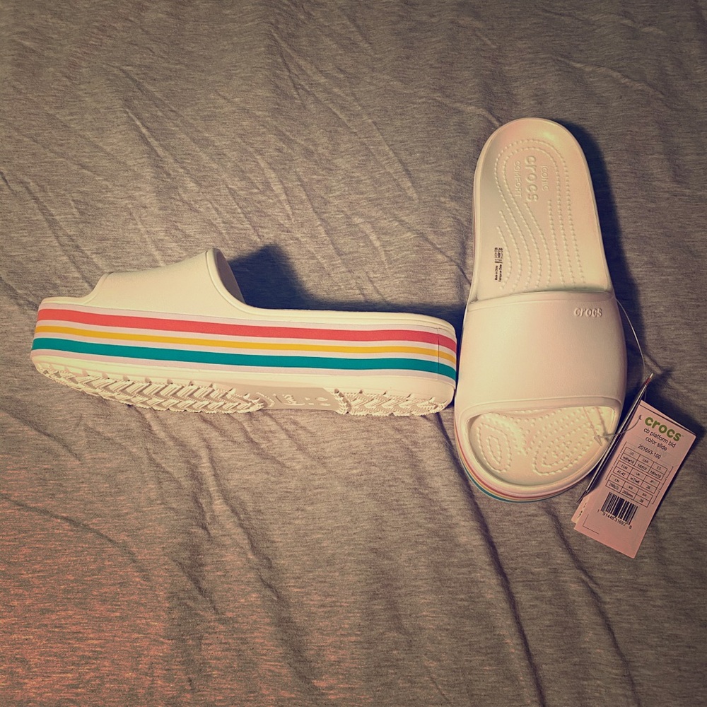 Crocs Platform Slides Women’s Size 10